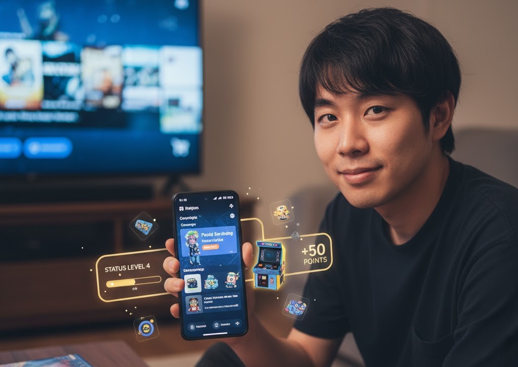 PlayStation Starsのポイントを、スマートフォンのアプリ(PS App)を使ってPSNウォレット残高に交換している操作画面